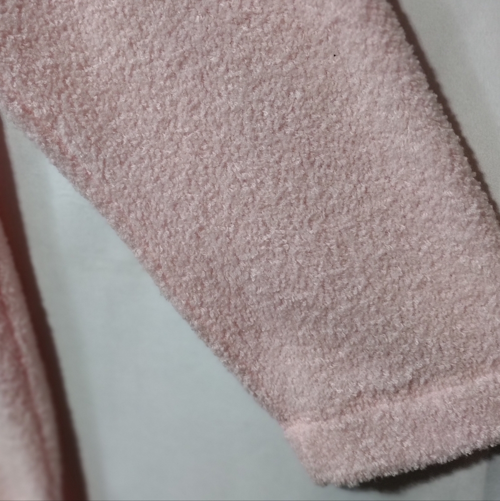 Studio Pink Fuzzy Zip-Up Hoodie Women's M Pink Cozy Comfy Warm Casual Winter - Picture 3 of 8